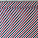 striped christmas poly cotton fabric